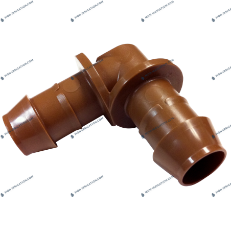 Coude cannelé XF RAIN BIRD pour tuyaux de goutte à goutte PEBD 16 mm