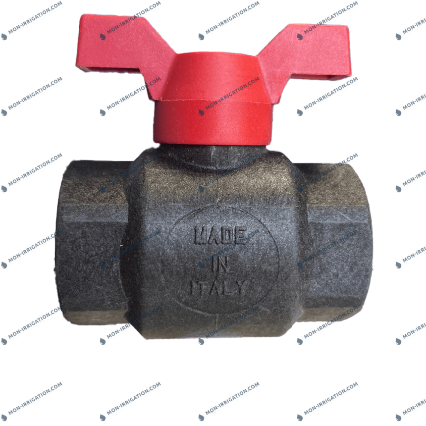 Vanne De Vidange ABS 50 Mm Pour Camping-car / Fourgon Aménagé - Avec Poignée Noire - Kimiss - Pour évacuation Eaux Usées