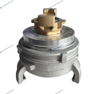 Raccord GUILLEMIN à verrou aluminium avec raccord express laiton