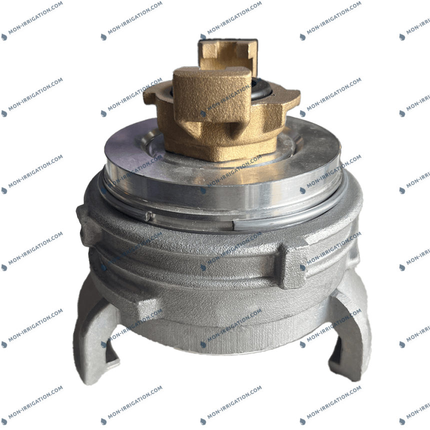 Raccord GUILLEMIN à verrou aluminium avec raccord express laiton