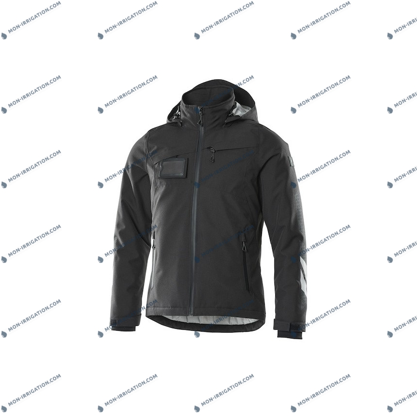 Veste grand froid de travail mixte homme - femme ACCELERATE noire