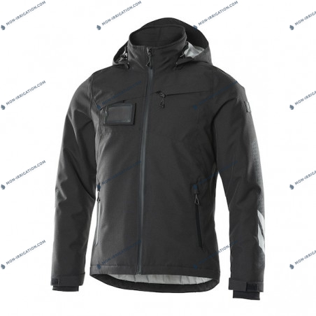 Veste grand froid de travail mixte homme - femme ACCELERATE noire