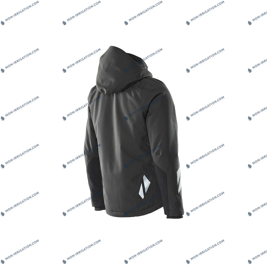 Veste grand froid de travail mixte homme - femme ACCELERATE noire