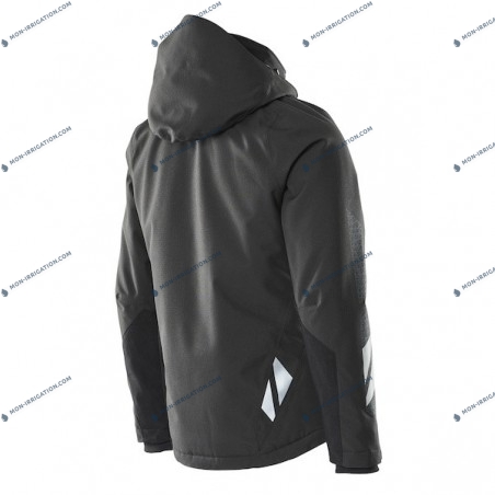 Veste grand froid de travail mixte homme - femme ACCELERATE noire