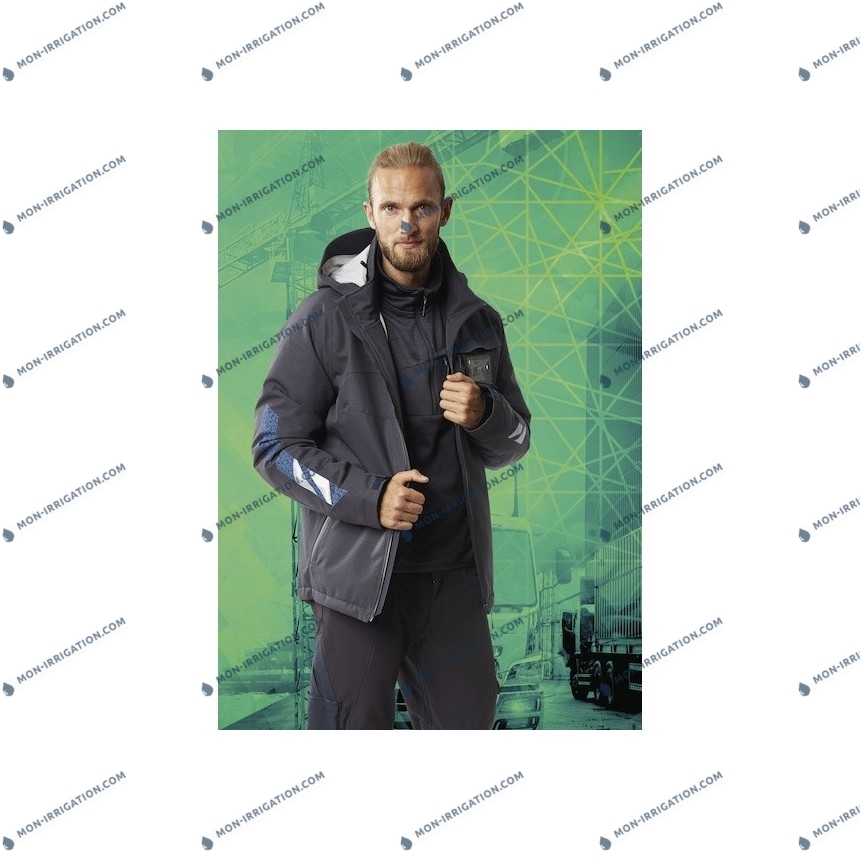 Veste grand froid de travail mixte homme - femme ACCELERATE noire