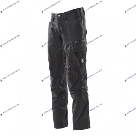 Pantalon grand froid de travail mixte homme - femme ACCELERATE noire