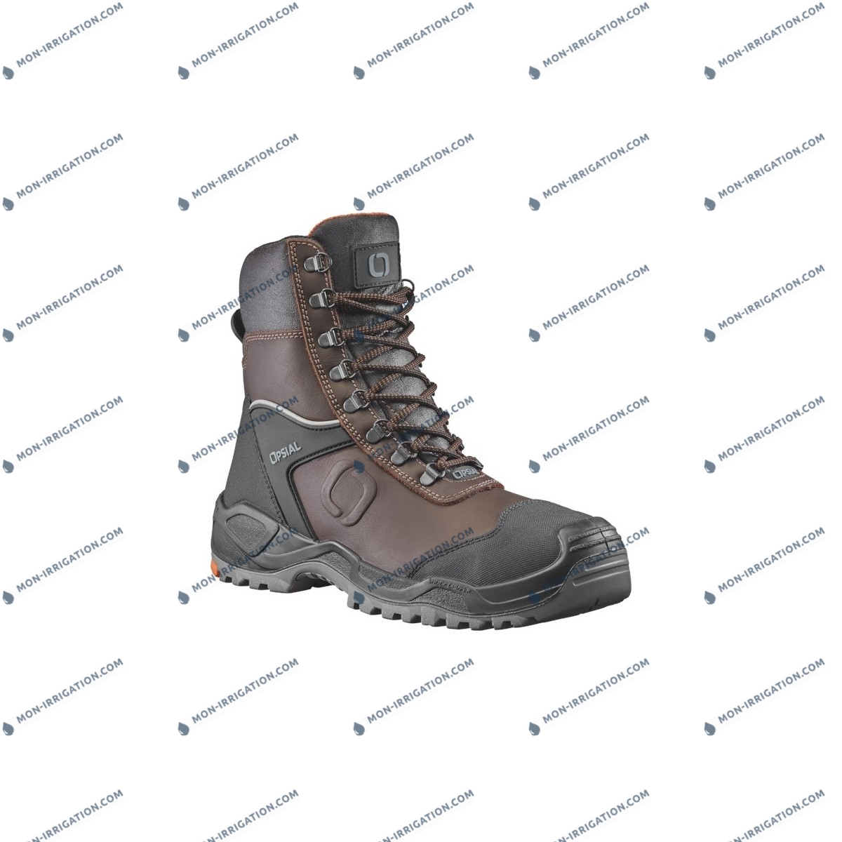 Chaussures de sécurité hautes mixte  homme - femme STEP RIDGE marron S3