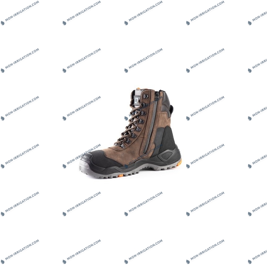 Chaussures de sécurité hautes mixte  homme - femme STEP RIDGE marron S3