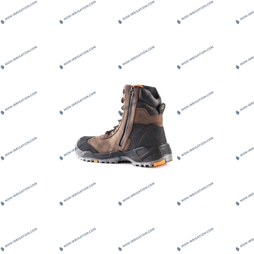 Chaussures de sécurité hautes mixte  homme - femme STEP RIDGE marron S3
