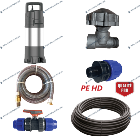 Photo du pack pour l'installation de la pompe LKS-SE-1