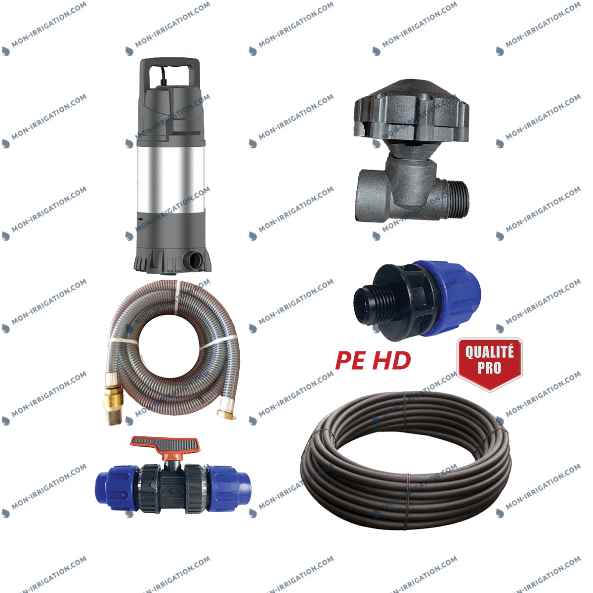 Photo du pack pour l'installation de la pompe LKS-SE-1