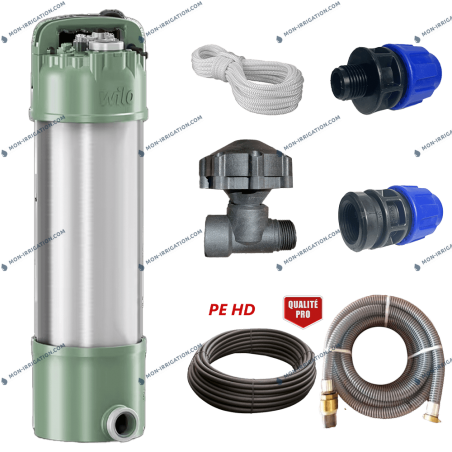 Kit de départ pompe de puit Wilo FIRST 304 SE