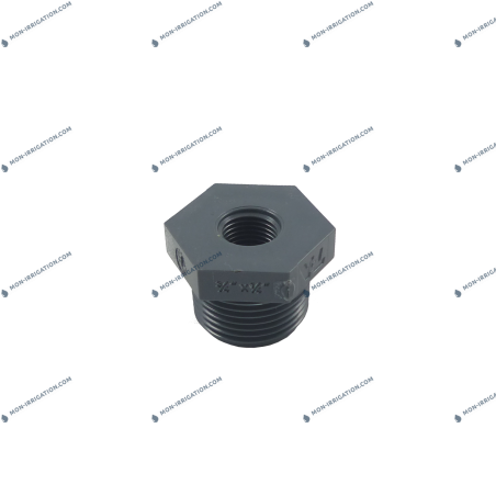 Reduction PVC 3/4" male vers 1/4" femelle