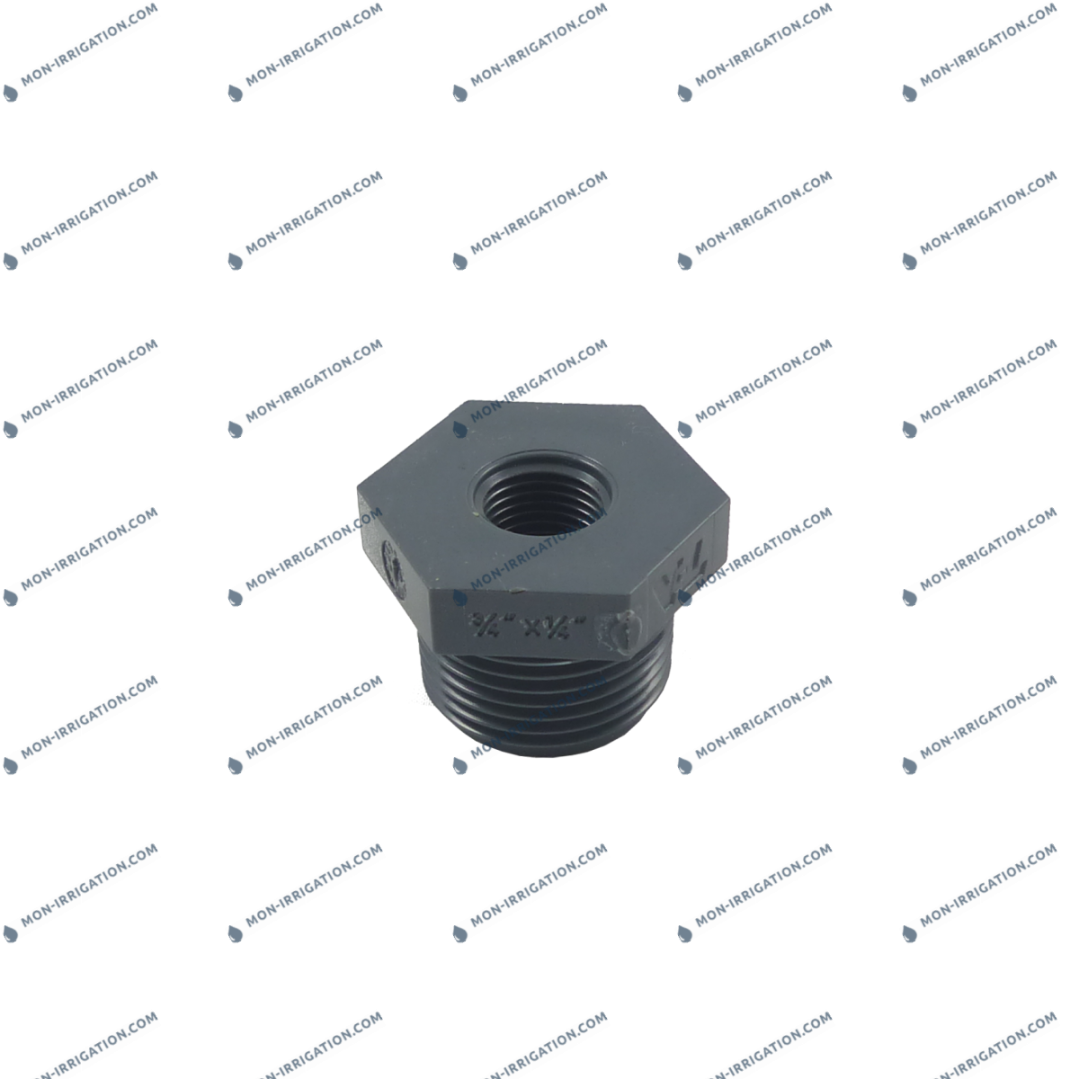 Reduction PVC 3/4" male vers 1/4" femelle