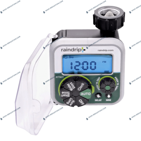 Programmateur d'arrosage robinet DIGITAL TIMER vue de face