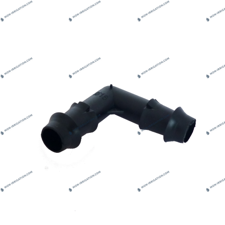 Coude cannele pour tuyaux Goutte a goutte