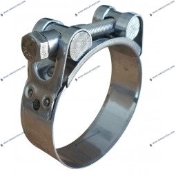 Collier a tourillons en acier inoxidable