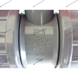 Vanne PVC a coller Double Union - VDL