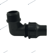 Raccord LOCK coude / filete pour polyethylene