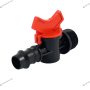 Mini vanne cannelee / filetee pour goutte a goutte