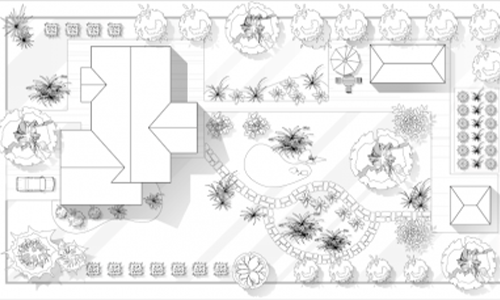 Plan d'irrigation goutte à goutte
