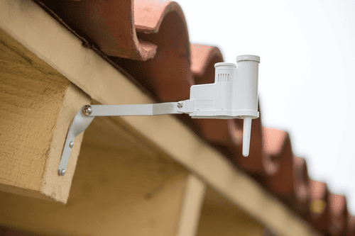 Rain Click wireless sous gouttière