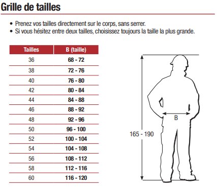 tailles bermuda